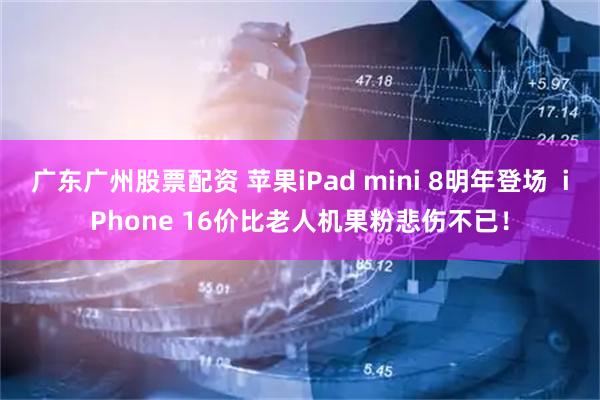 广东广州股票配资 苹果iPad mini 8明年登场 iPhone 16价比老人机果粉悲伤不已!